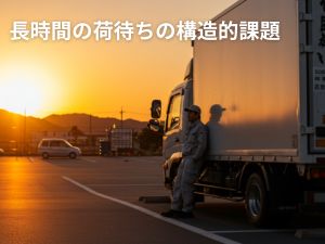長時間の荷待ちの構造的課題